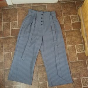 Casual Striped Office flare pants